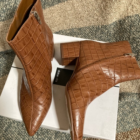 Cognac Leather boots - Picture 5 of 5